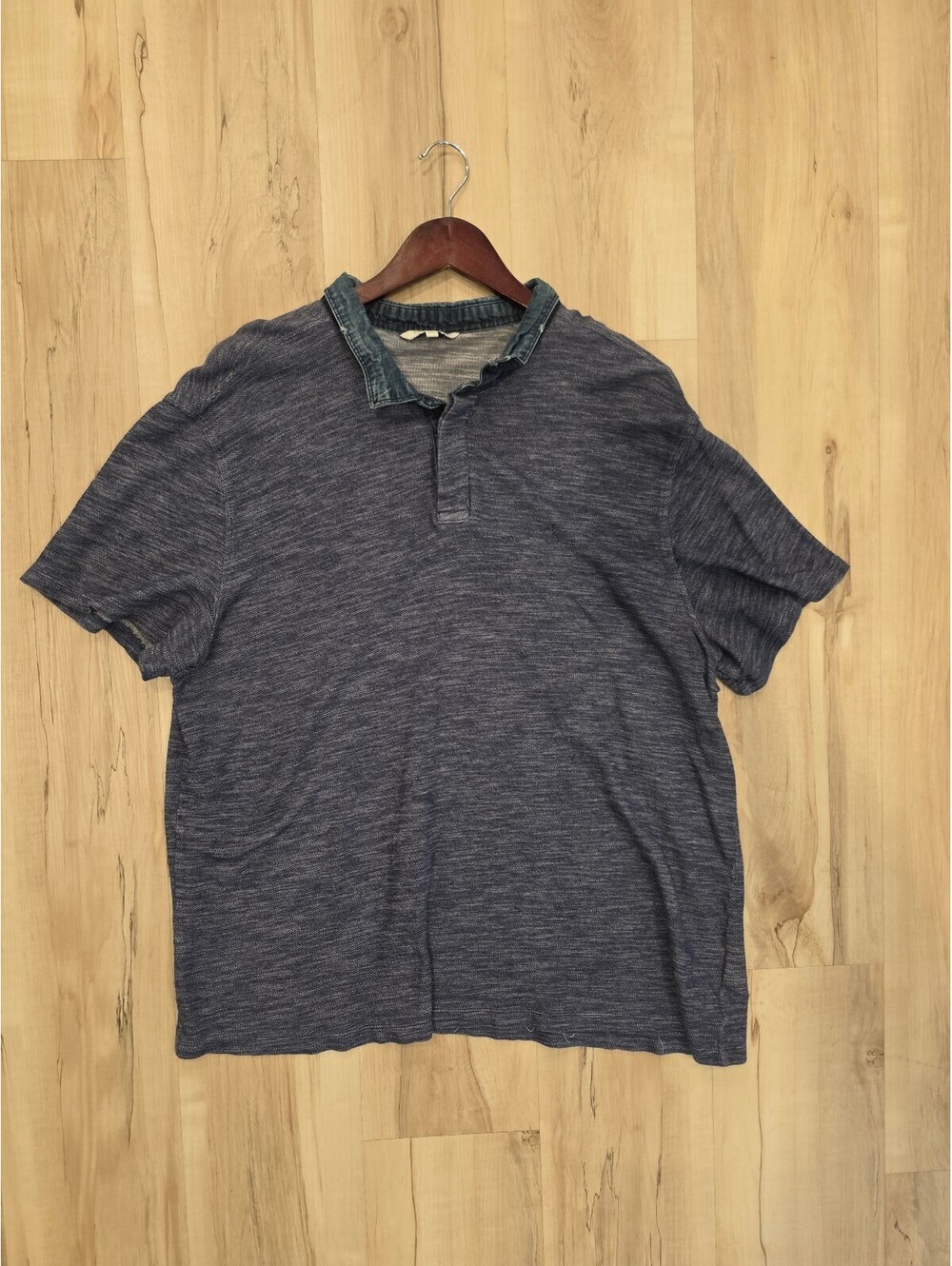 Calvin Klein Jeans Men's XXL Blue Short Sleeve Polo Shirt